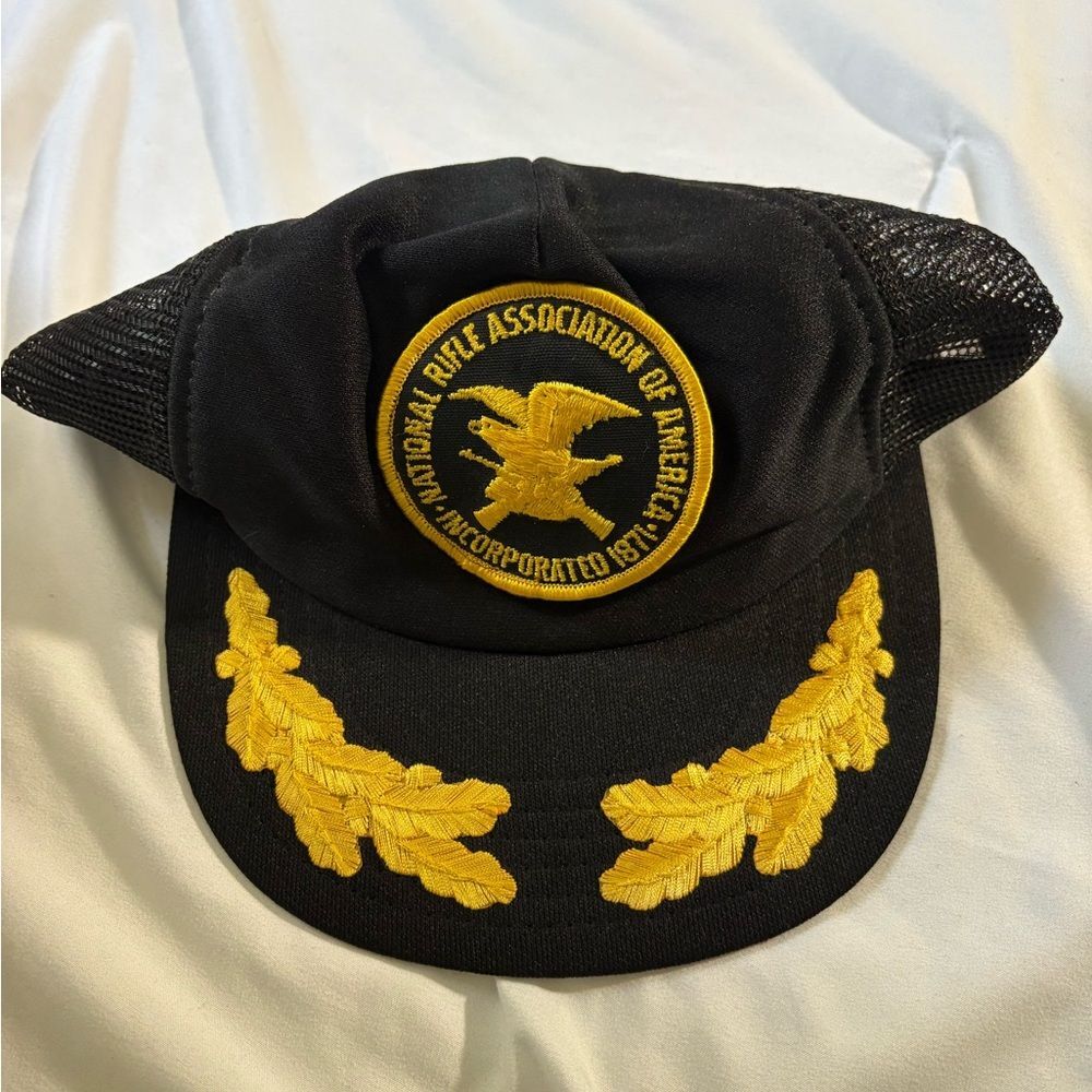 Vintage NRA Trucker Hat | National Rifle Association Mesh Snapback Cap | USA Mad